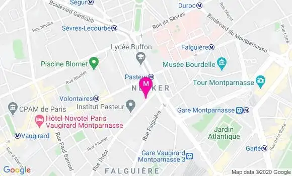 Localisation Dr Françoise Chausy