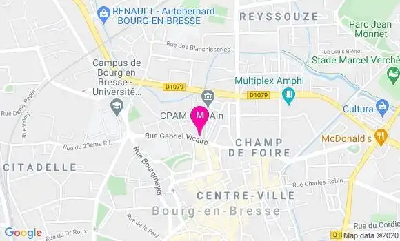 Localisation Dr Serge Brique