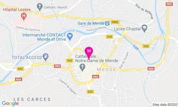 Localisation Dr Annick Pauget
