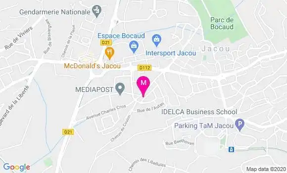 Localisation Dr Catherine Amoros