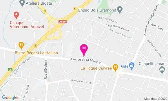 Localisation Dr Marie Françoise Anibali Charpiat