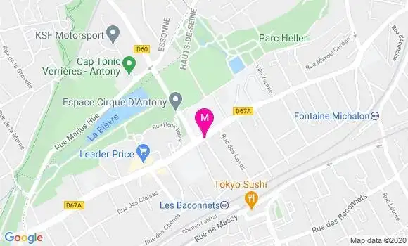 Localisation Dr Jean Pierre Chesson