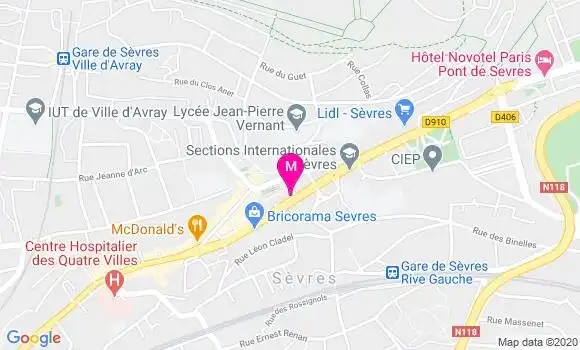 Localisation Dr Emmanuelle Lombard Guimard