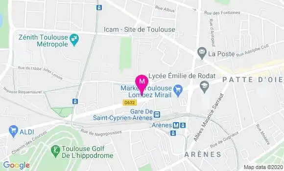 Localisation Dr Barbara Lenne Tallet