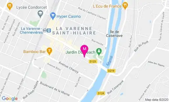 Localisation Dr Marie Bourraindeloup