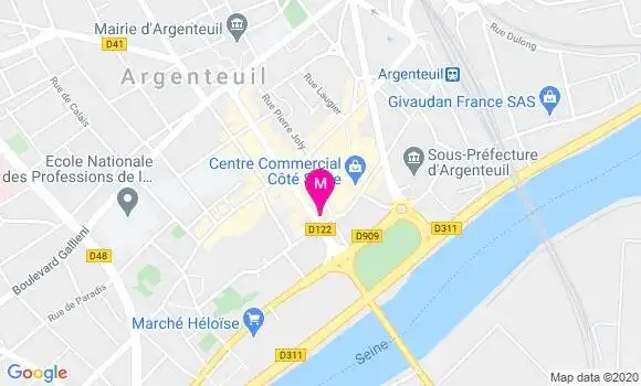 Localisation Dr Claire Vesin