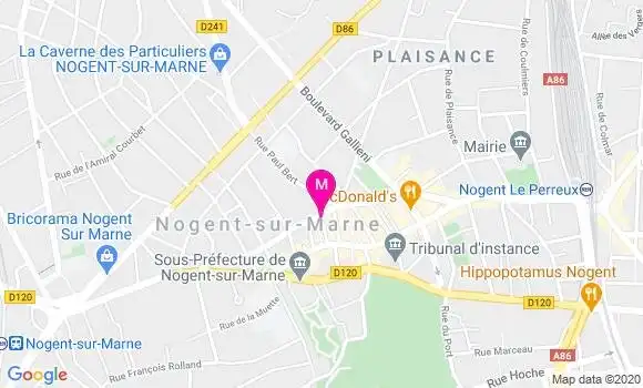 Localisation Dr Isabelle Andrieu