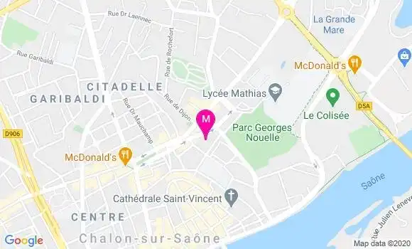 Localisation Dr Caroline Bulté