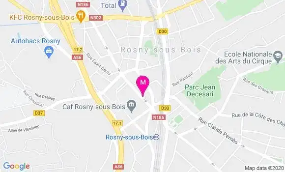 Localisation Dr Claude Thebault