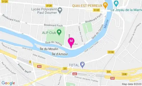 Localisation Dr Anne Renault Viennet