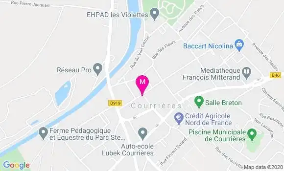 Localisation Dr Michel Bricout