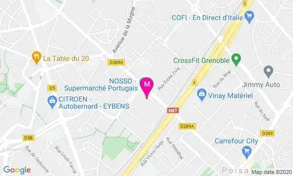 Localisation Dr Anna Barbagallo