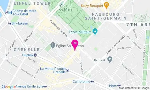 Localisation Dr Elisabeth Guiot Montlouis