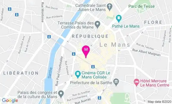 Localisation Dr Florence Ribeaudeau Saindelle