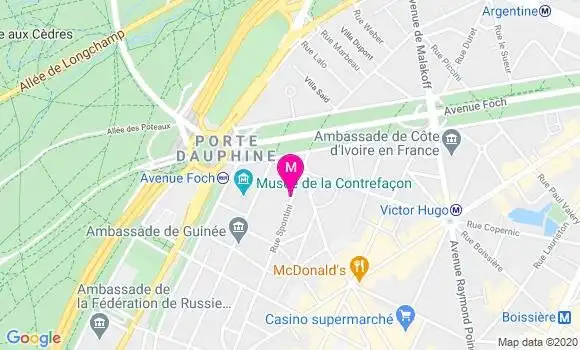 Localisation Dr Brigitte Vacherot