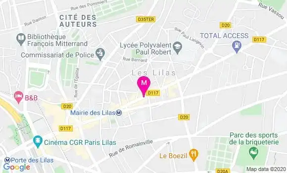 Localisation Dr Patricia Berdah