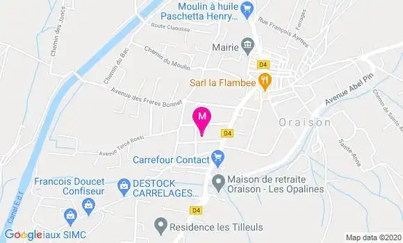 Localisation Dr Catherine Amphoux