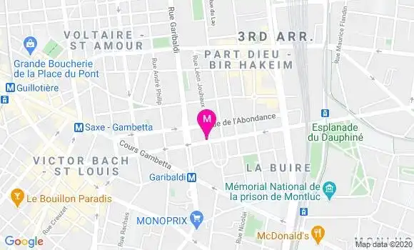 Localisation Dr Mona Kabouny