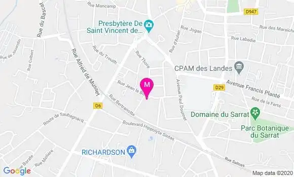 Localisation Dr Marie Laure Llirbat