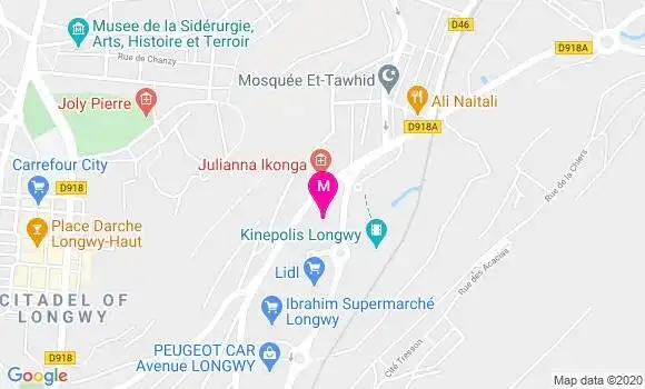 Localisation Dr Claudine Invernizzi