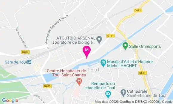 Localisation Dr Caroline Rihm