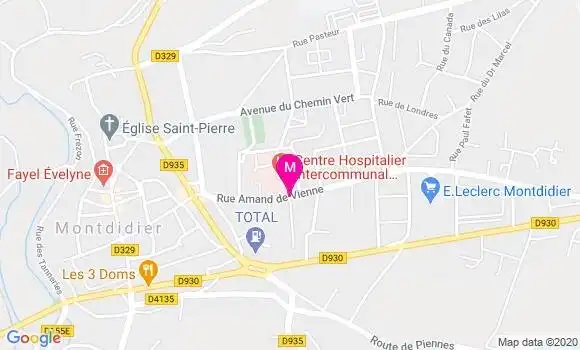 Localisation Dr Catherine Mertl Levy
