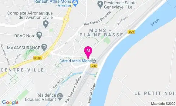 Localisation Dr Marc Gamain