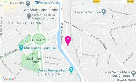 Localisation Dr Valérie Le Bouffos