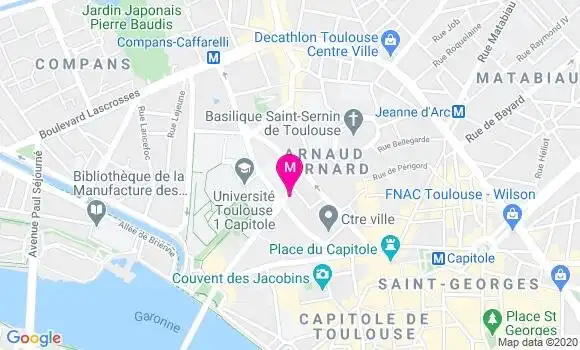 Localisation Dr Elisabeth Bories Dufour