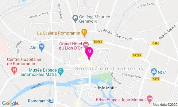 Localisation Dr Safia Bounoua