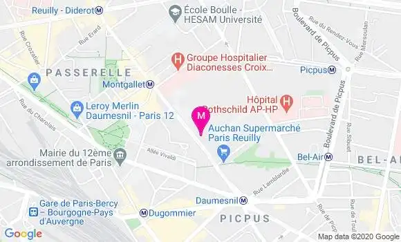 Localisation Dr Alberte Cantalloube Duret