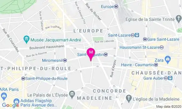 Localisation Dr Nathalie Dervaux