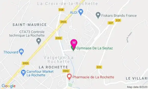 Localisation Dr Marjolaine Lhermet