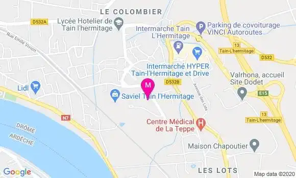 Localisation Dr Jean Daniel Brouard