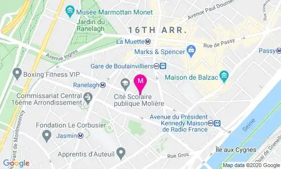 Localisation Dr Martine Pelle