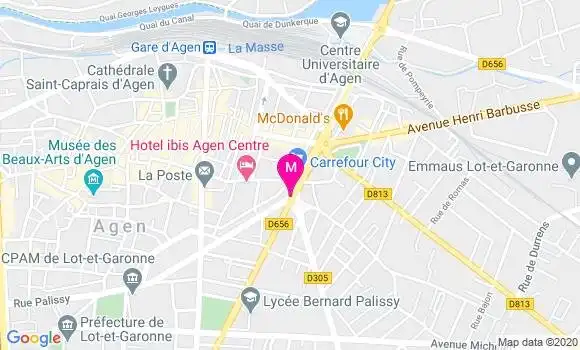 Localisation Dr Jean Louis Larrieu