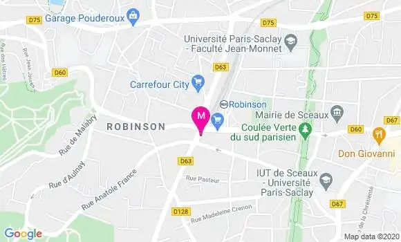 Localisation Dr Houria Bouali