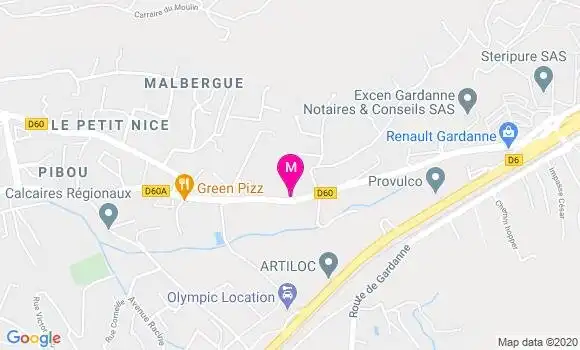 Localisation Dr Sophie Champeau Maestroni