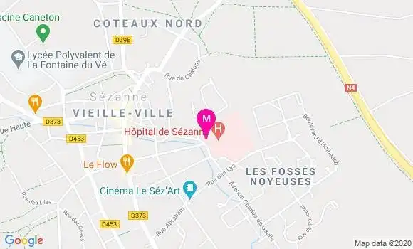 Localisation Dr Soudabeh Pouret
