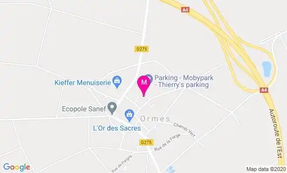 Localisation Dr Marielle Gillet