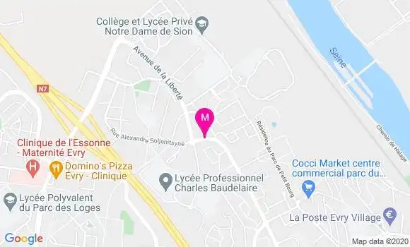 Localisation Dr Chantal Potart