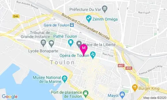 Localisation Dr Catherine Reynal