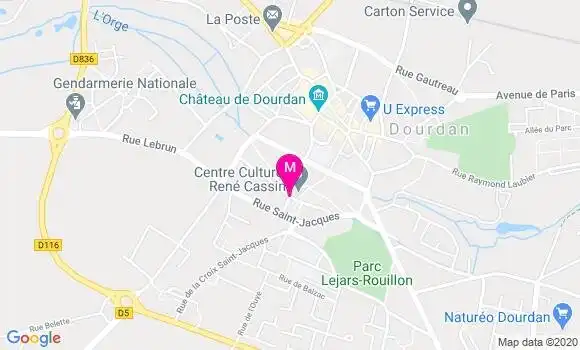 Localisation Dr Bénédicte Rheinart
