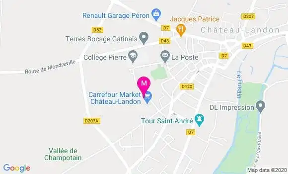 Localisation Dr Philippe Bonneau
