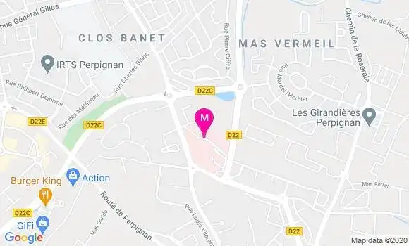 Localisation Dr Milede Francis Sicre