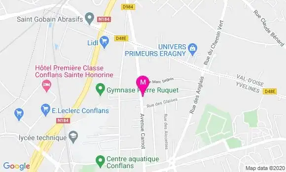 Localisation Dr Mireille Le Bonniec