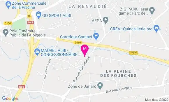 Localisation Dr Ghislaine Alazard