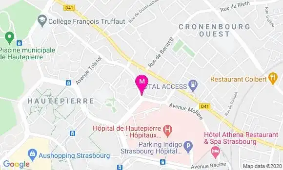 Localisation Dr Anne Rischner
