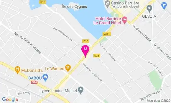 Localisation Dr Carole Taieb Bensoussan
