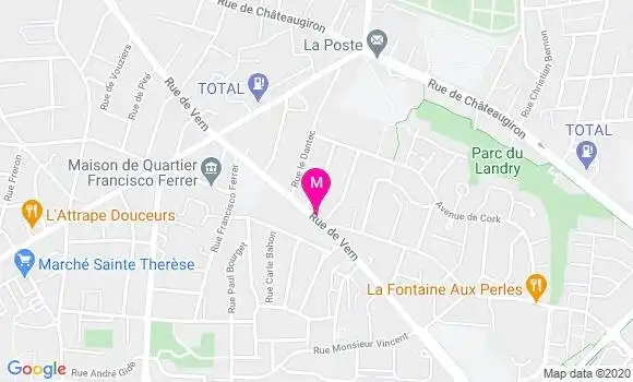 Localisation Dr Christine Petremant Gastineau